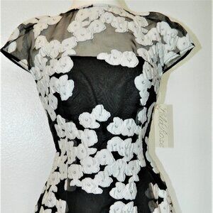 Lela Rose silk ruffled top
